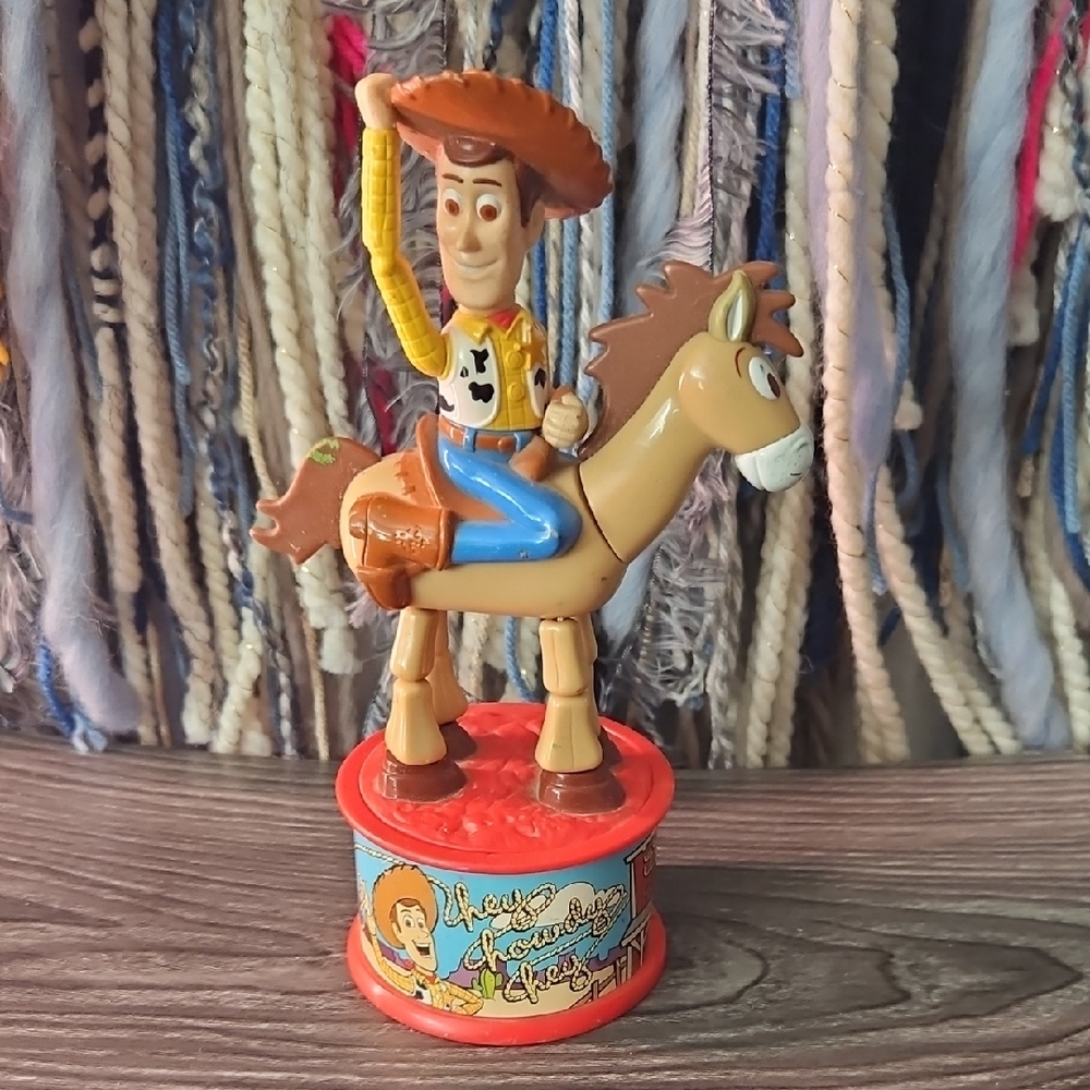 McDonald's Woody and Bullseye Toy Story 2  1999 Vintage